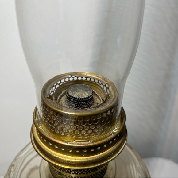 Vintage ALADDIN model C glass oil lamp Kerosene oil lamp | Made in the USA - Picture 7 of 11